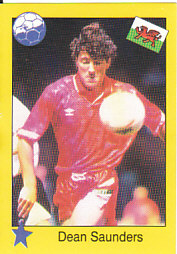 Dean Saunders Wales samolepka Semic EM 92 #280